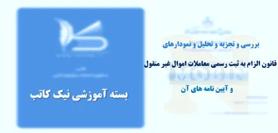 آیین نامه های قانون الزام به ثبت رسمی معاملات اموال غیرمنقول(تمامی این موضوعات در بسته نیک کاتب موجود می باشد)